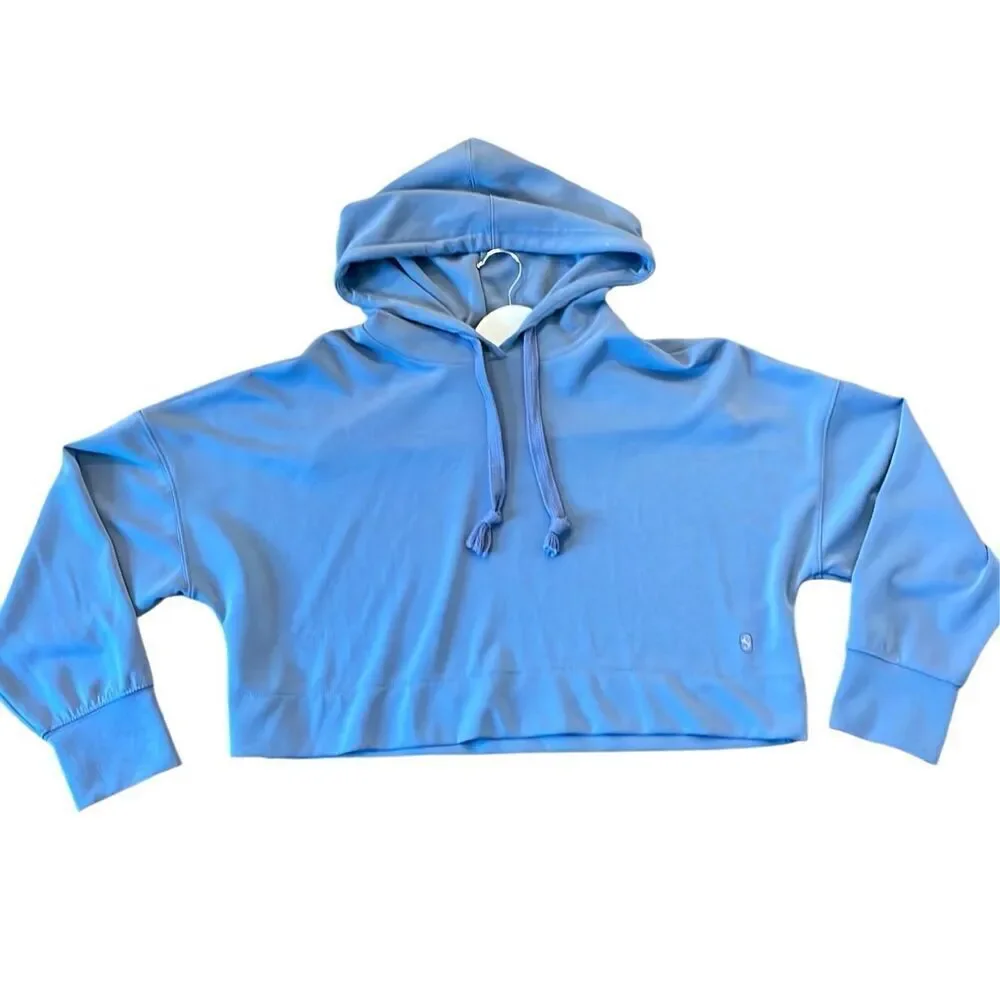 AS revival blue cropped Athletic hoodie M